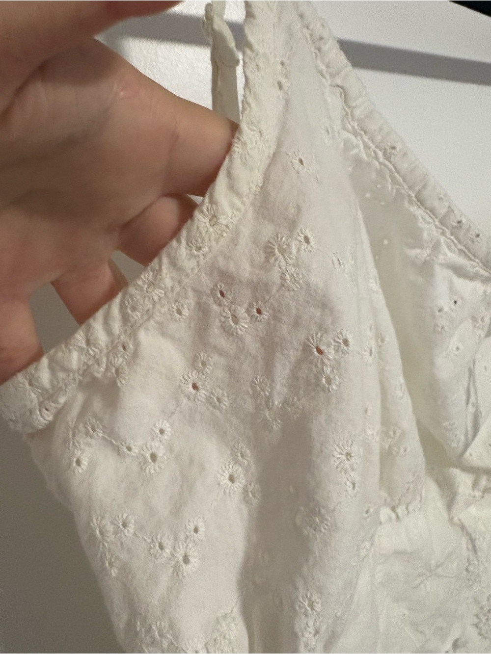 Y2K Nevada Eyelet Cotton Crop Top Sleeveless Summer Shirt Cami Plus Size 16 - Picture 4 of 9